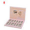 Paleta de caixa de cosméticos de luxo de maquiagem colorida caixas de sombra personalizada com impressão de logotipo